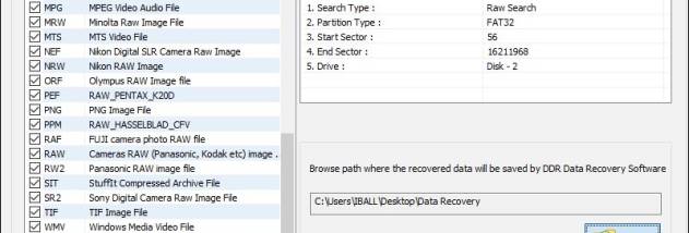 001Micron Digital Camera Data Recovery screenshot