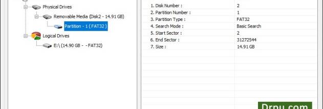 001Micron USB Drive Files Recovery screenshot