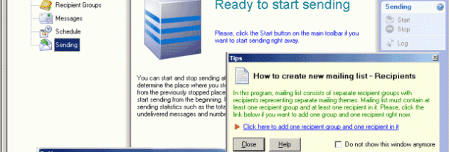 1st Mass Mailer screenshot