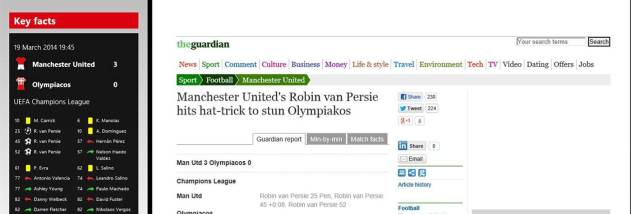 1st4Fans Manchester United edition screenshot