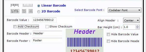 2D Barcodes for Packaging Supply screenshot