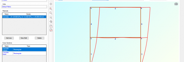 2D Frame Analysis Dynamic Edition screenshot