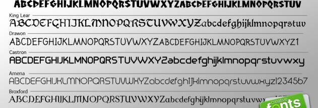 10 Free Fonts screenshot