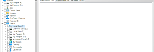 4dots Empty Folder Cleaner screenshot