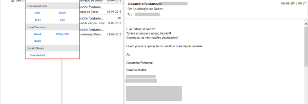 4n6 DBX Converter screenshot