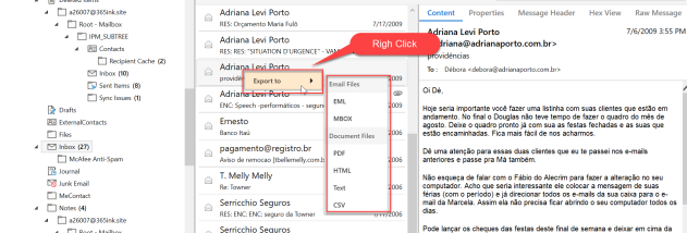 4n6 Outlook Forensics Wizard screenshot