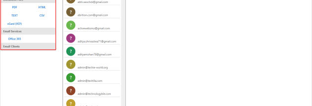 4n6 vCard Converter Tool screenshot