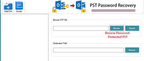 A2Z Migrations for PST Password Recovery screenshot