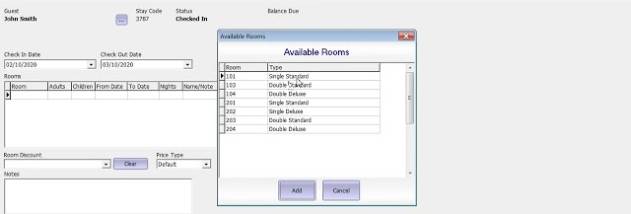 Abacre Hotel Management System screenshot
