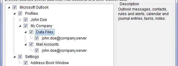 ABF Outlook Backup screenshot