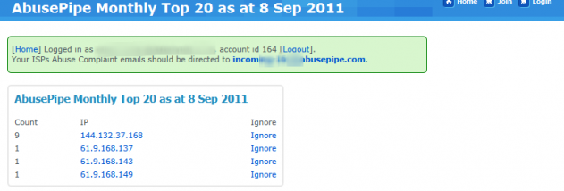AbusePipe Abuse Desk Management Software screenshot