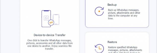 AceThinker WhatsApp Transfer for iOS screenshot