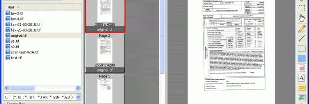 ADEO Multi-Page TIFF Editor screenshot