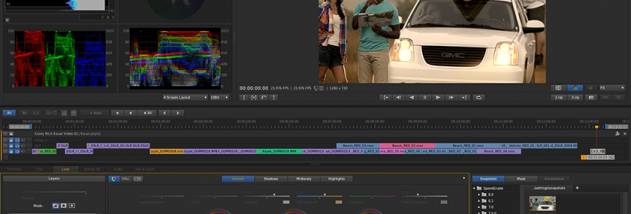 Adobe SpeedGrade screenshot