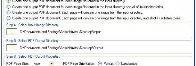 Advanced Command Line Image To PDF screenshot