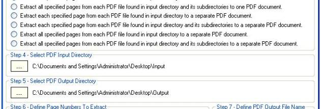 Advanced Command Line PDF Splitter screenshot