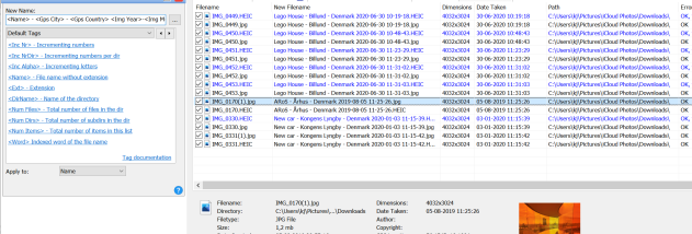 Advanced Renamer Portable screenshot