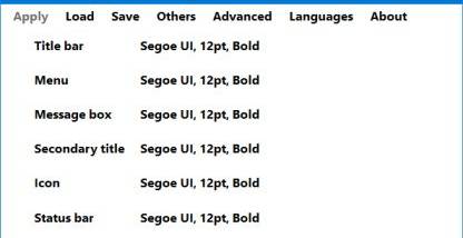 Advanced System Font Changer screenshot