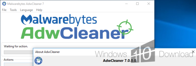AdwCleaner screenshot
