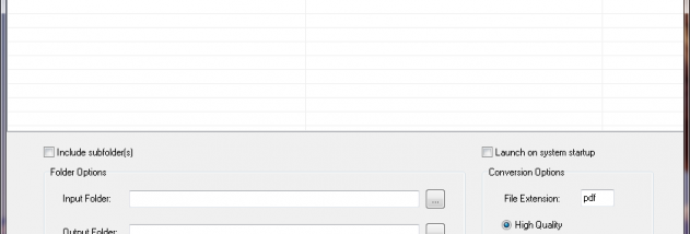 AFP2PDF Transform Server screenshot