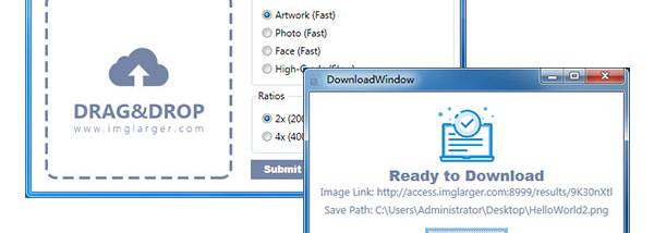 AI Image Enlarger screenshot