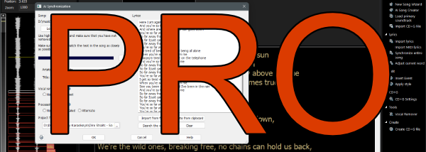 AI Karaoke CD+G Creator screenshot
