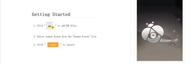 Aiseesoft PDF to Word Converter screenshot