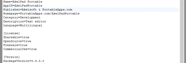 AkelPad Portable screenshot
