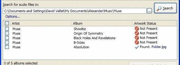 Album Art Downloader screenshot