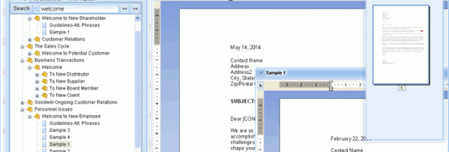 All-Business-Letters 2009 screenshot