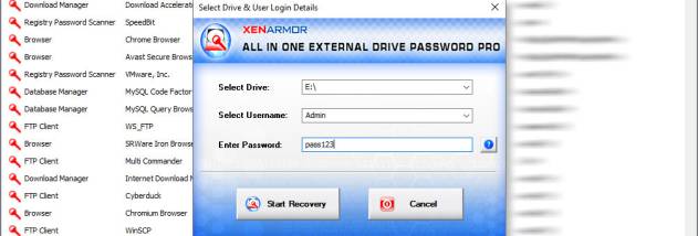All-In-One External Drive Password Pro screenshot