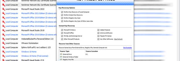 All In One Key Finder Pro screenshot