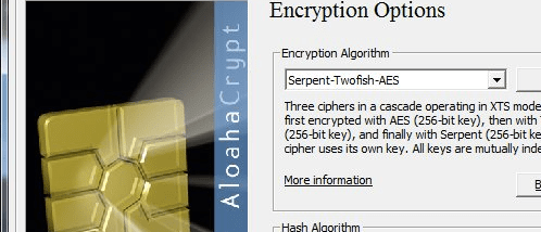 Aloaha Crypt Disk screenshot