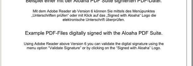 Aloaha PDF Signator screenshot
