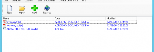 Aloaha ZIP screenshot