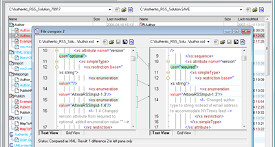 Altova DiffDog Enterprise Edition screenshot