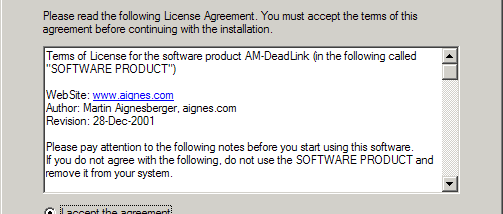 AM-DeadLink screenshot
