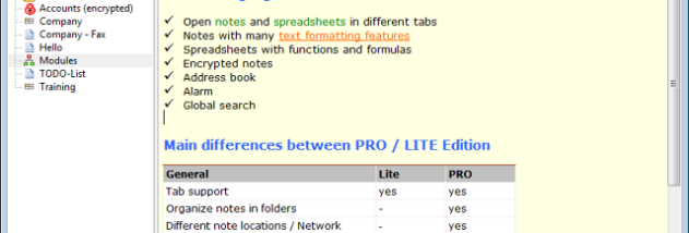 AM-Notebook Pro screenshot