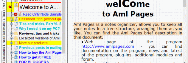 Aml Pages Portable Edition screenshot