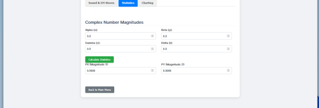 Amplitude-to-Intensity Calculator screenshot