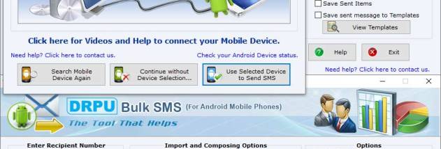 Android PC to SMS screenshot