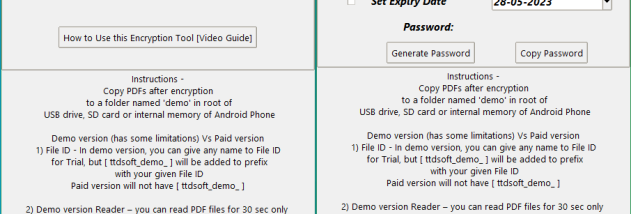 Pdf Copy Protection for Android ttdsoft screenshot