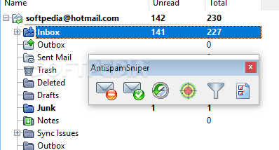 AntispamSniper for The Bat! and Voyager screenshot