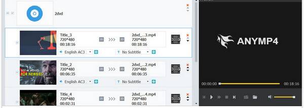 AnyMP4 DVD Converter screenshot
