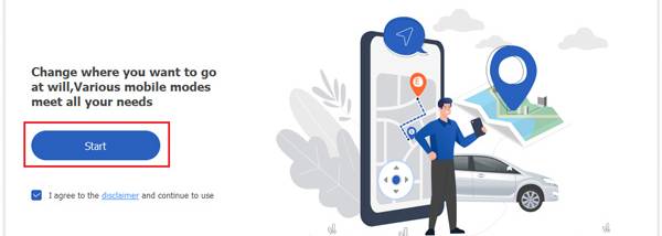 AnyMP4 iPhone GPS Spoofer screenshot