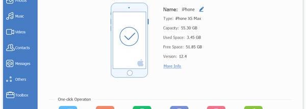 AnyMP4 iPhone Transfer Pro screenshot
