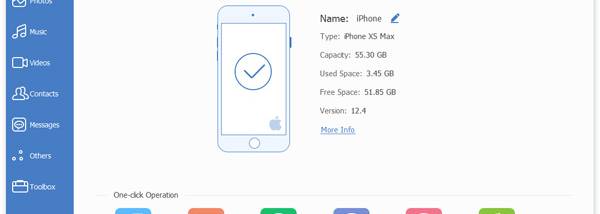 AnyMP4  iPhone Transfer Pro screenshot