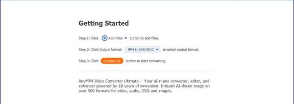 AnyMP4 Video Converter Ultimate screenshot