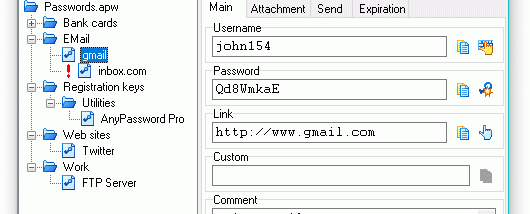 AnyPassword Pro screenshot