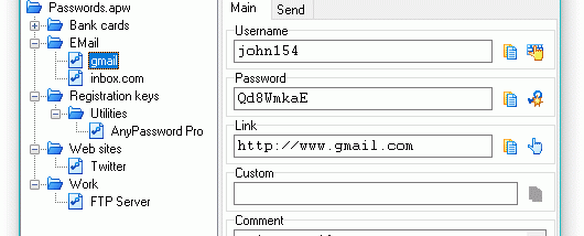 AnyPassword screenshot